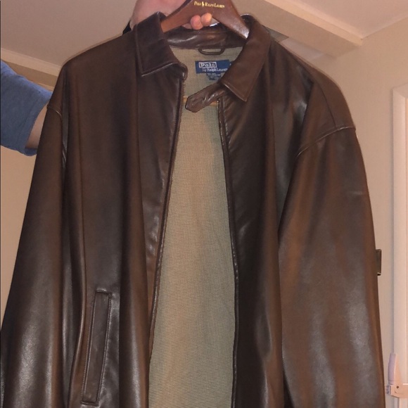 rl leather jacket